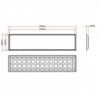 Panel LED 30x120 36W Back-Lit SRPL30x120-36WH-BL wymiary