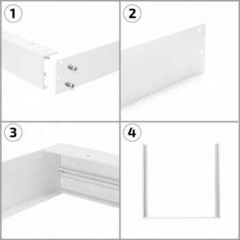 Ramka do montażu natynkowego paneli LED 60x60
