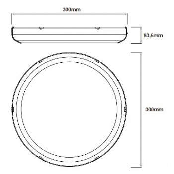 Plafon hermetyczny LED SAMSUNG okrągły 20W 6000K